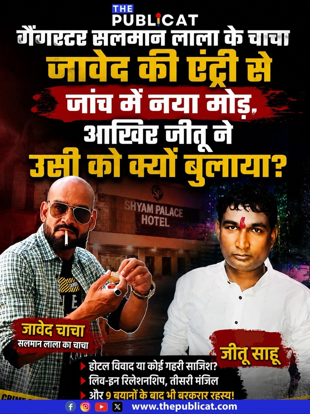 गैंगस्टर सलमान लाला के चाचा जावेद की एंट्री से जांच में नया मोड़, आखिर जीतू ने उसी को क्यों बुलाया?